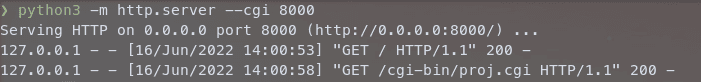 Servidor HTTP do python